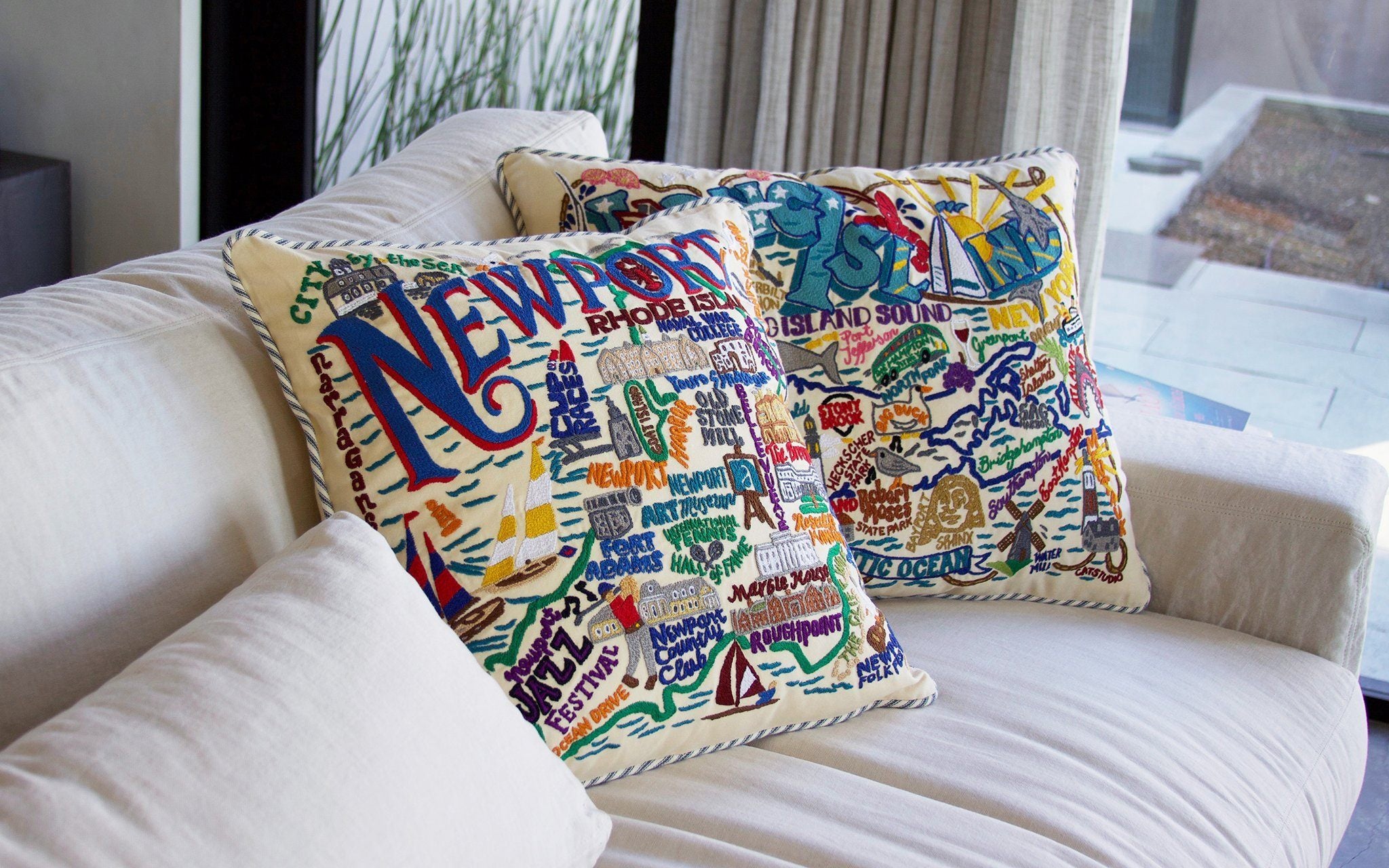 NEWPORT PILLOW BY CATSTUDIO - A. Dodson's