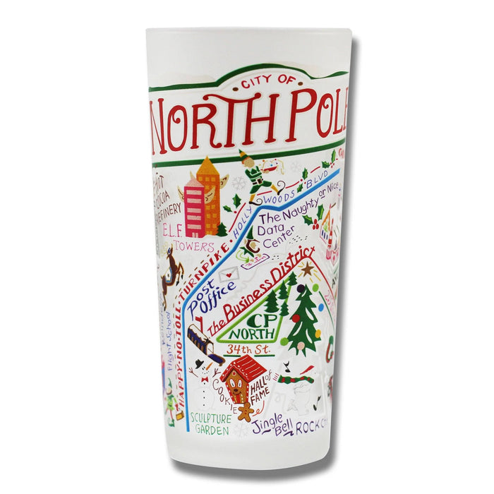 NORTH POLE CITY GLASS BY CATSTUDIO