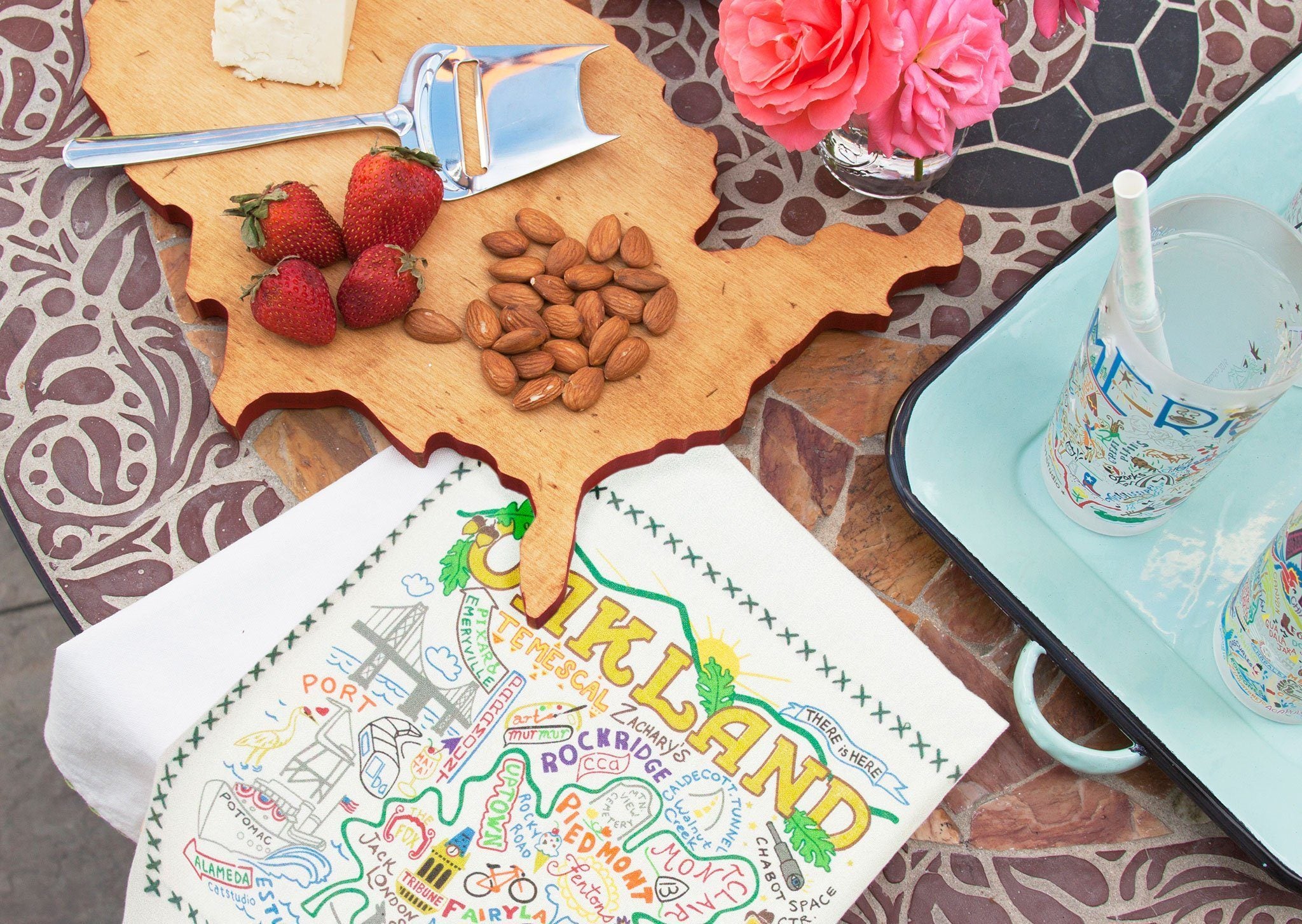 OAKLAND DISH TOWEL BY CATSTUDIO - A. Dodson's
