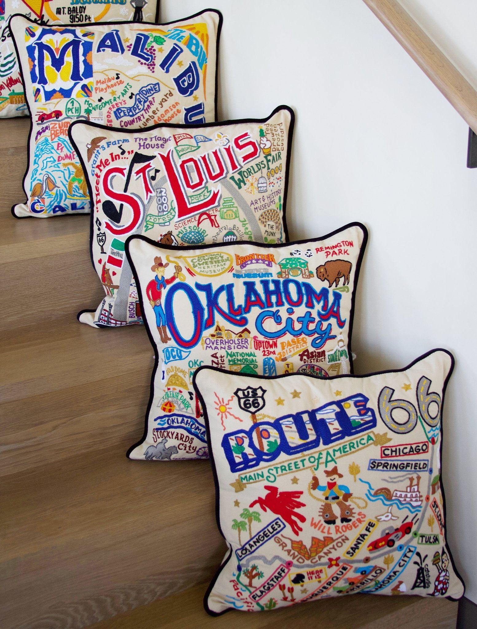 OKLAHOMA CITY PILLOW BY CATSTUDIO - A. Dodson's