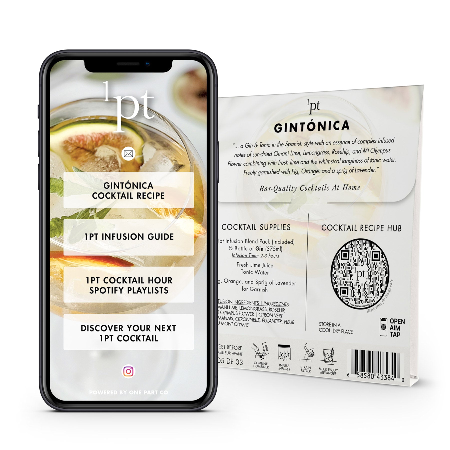 1pt Cocktail Pack - Gintonica - A. Dodson's