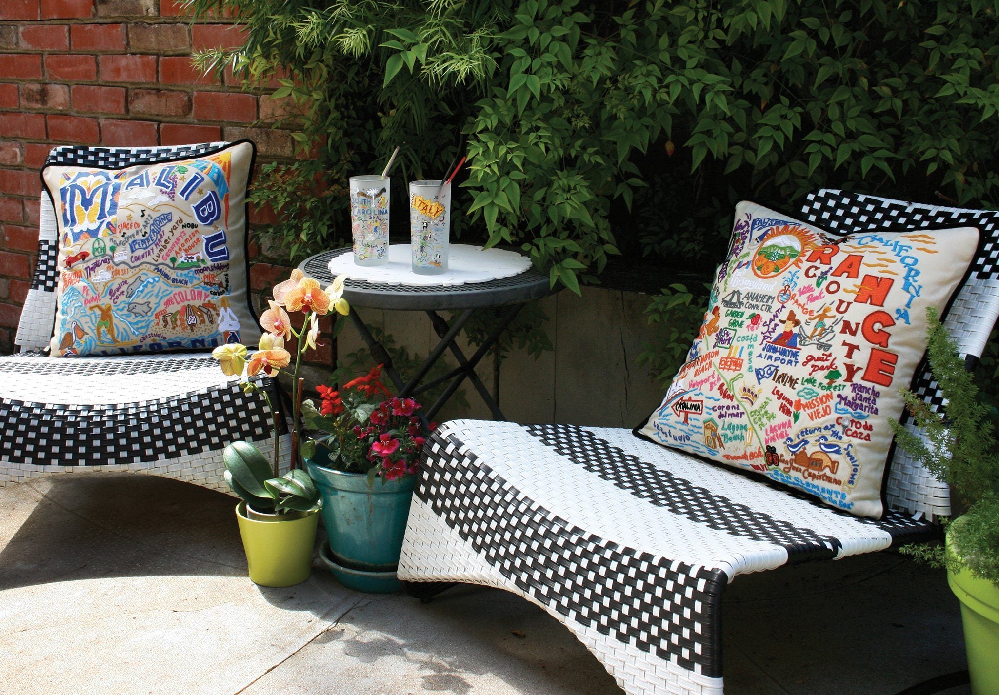 ORANGE COUNTY PILLOW BY CATSTUDIO - A. Dodson's