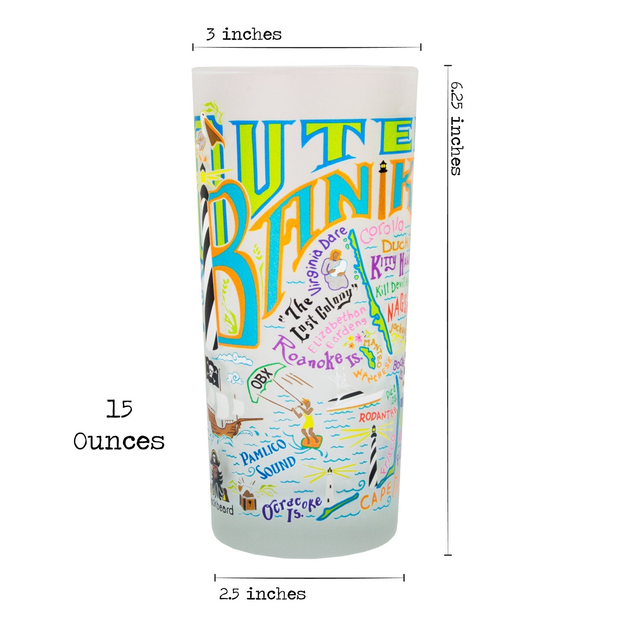 OUTER BANKS GLASS BY CATSTUDIO - A. Dodson's