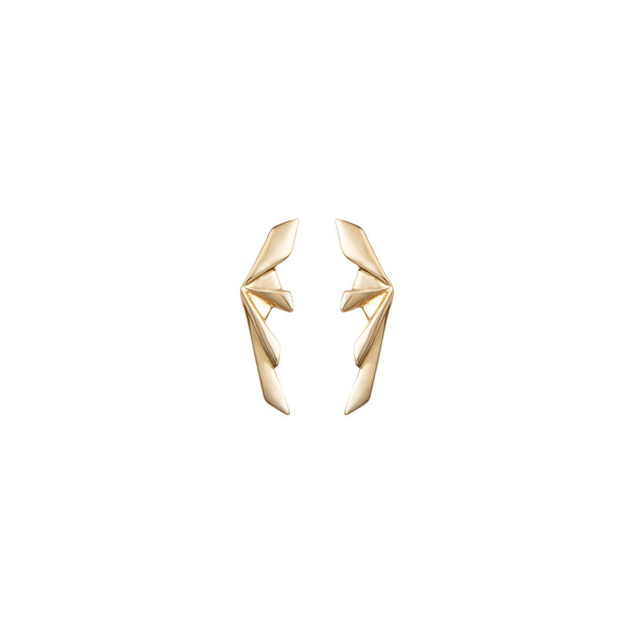 GOLD ABRACADABRA EARRINGS BY UNO DE 50