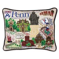 UNIVERSITY OF PENNSYLVANIA PILLOW BY CATSTUDIO