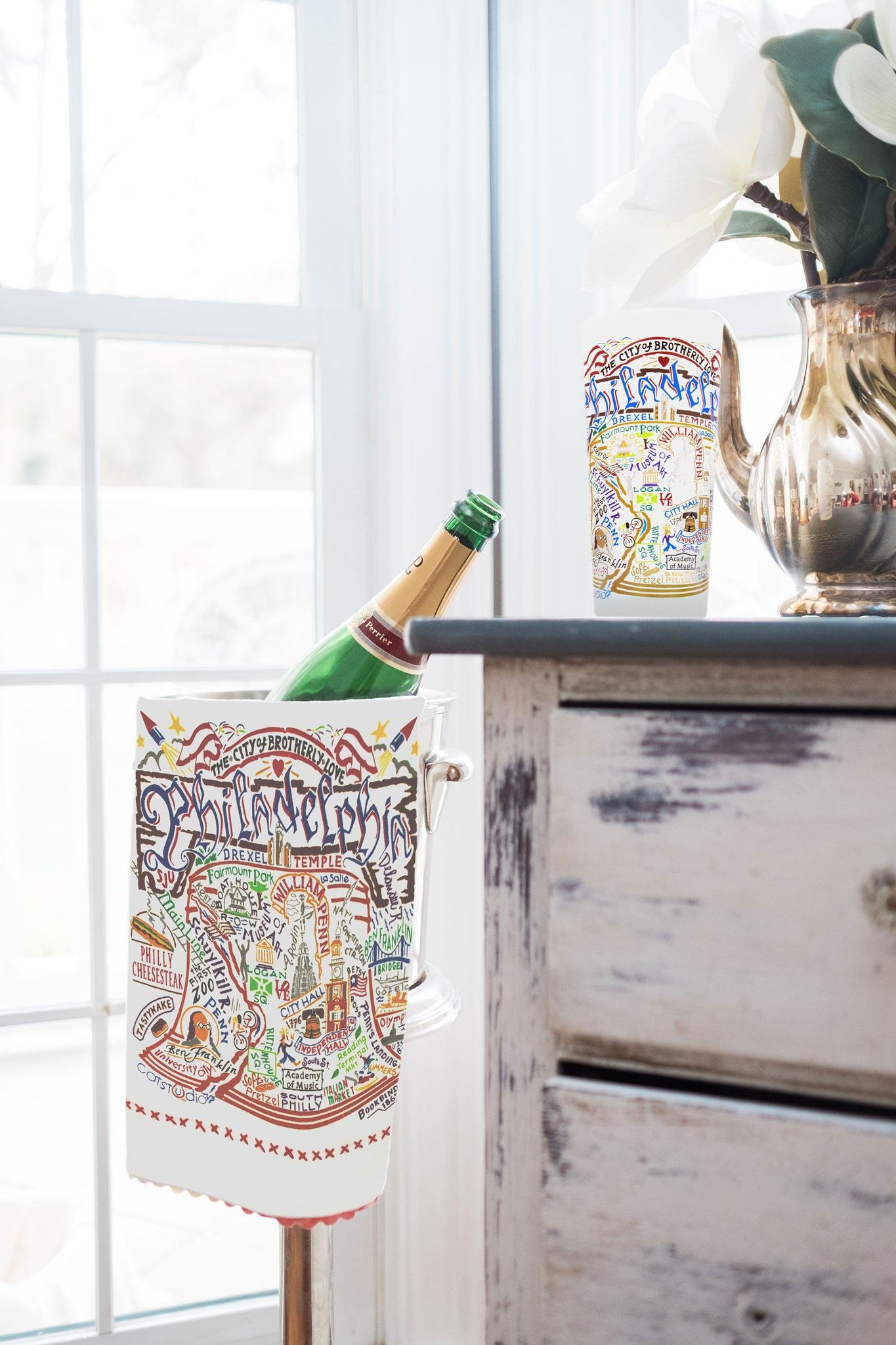 PHILADELPHIA DISH TOWEL BY CATSTUDIO - A. Dodson's