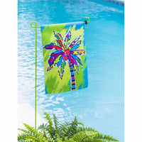 GARDEN FLAG STAND - LIME