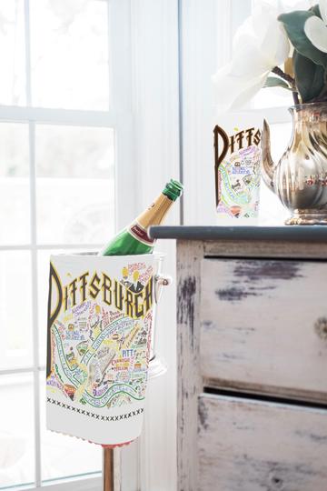 PITTSBURGH DISH TOWEL BY CATSTUDIO - A. Dodson's