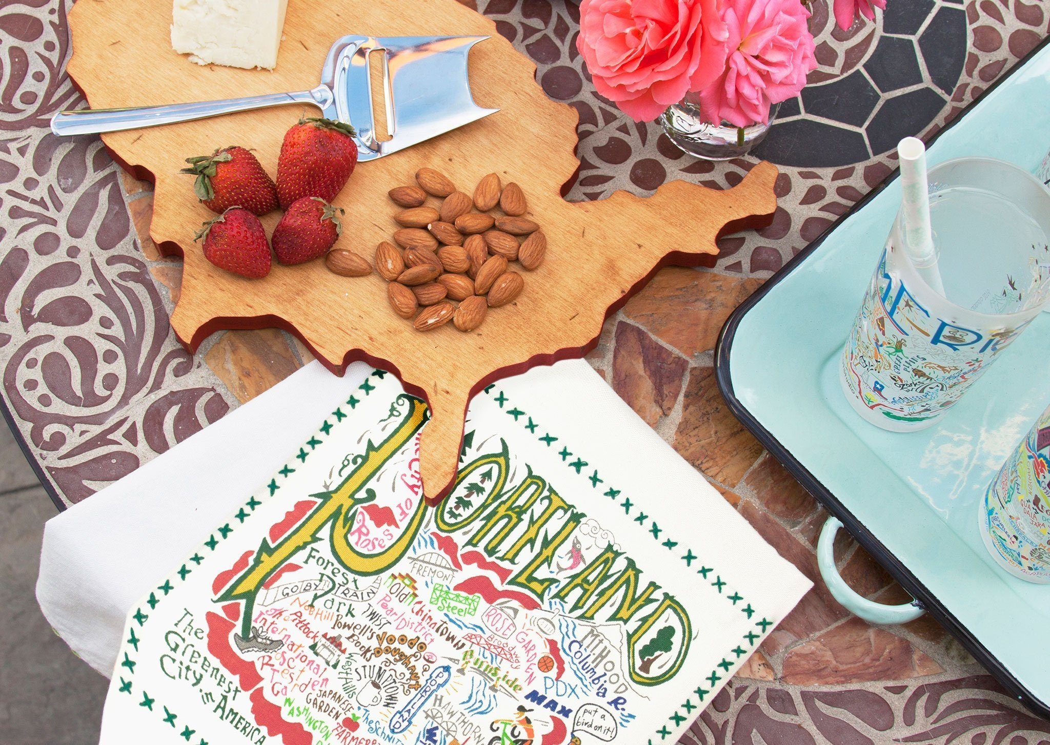 PORTLAND (OR) DISH TOWEL BY CATSTUDIO - A. Dodson's