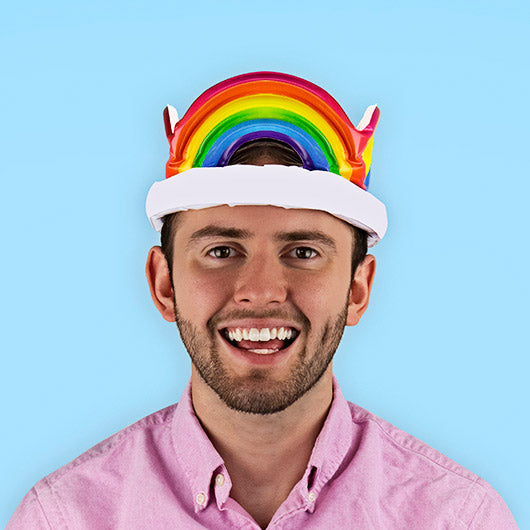 Inflatable Rainbow Crown