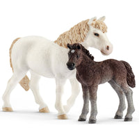 PONY MARE AND FOAL BY SCHLEICH