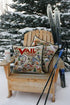 SKI VAIL PILLOW BY CATSTUDIO