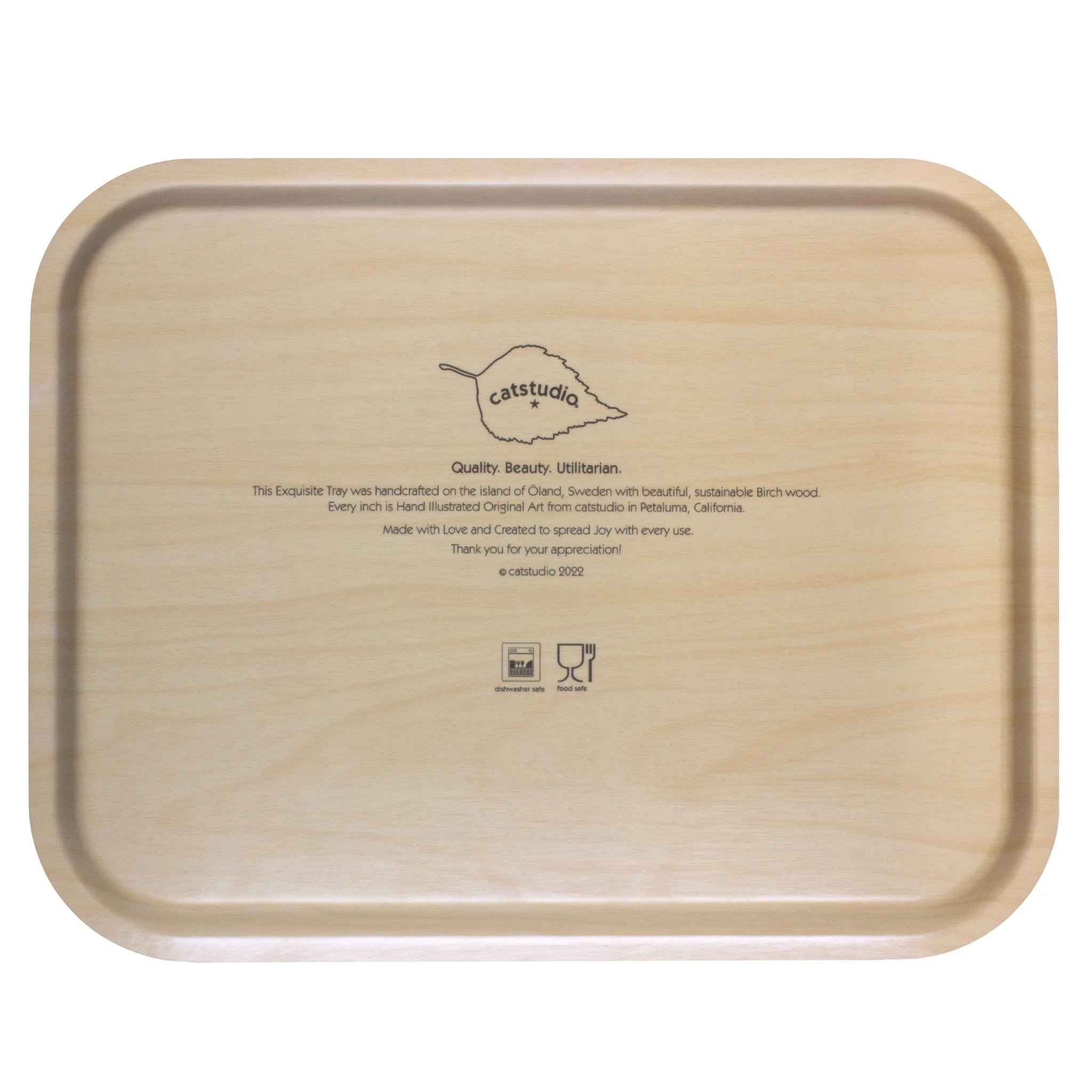 Texas Birchwood Tray BY CATSTUDIO - A. Dodson's