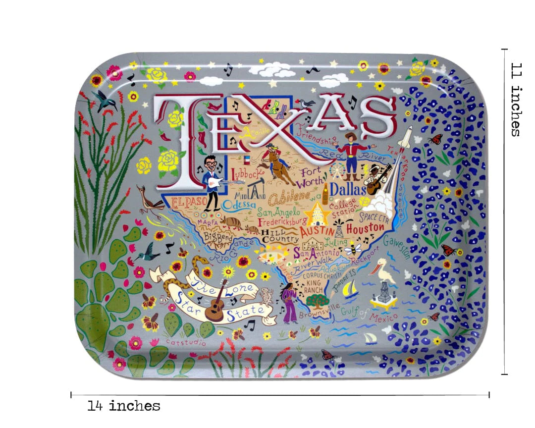 Texas Birchwood Tray BY CATSTUDIO - A. Dodson's