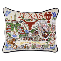 UNIVERSITY OF TEXAS PILLOW BY CATSTUDIO