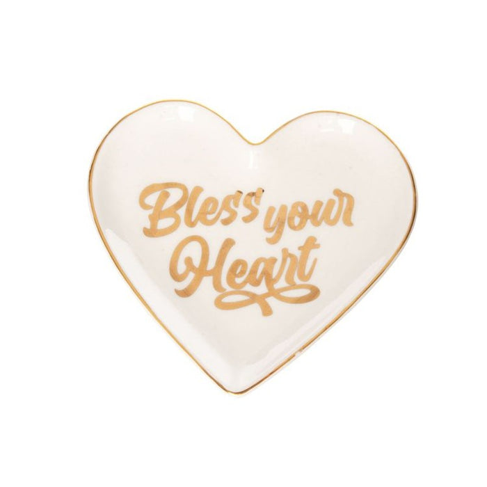 Bless Your Heart Ceramic Trinket Tray
