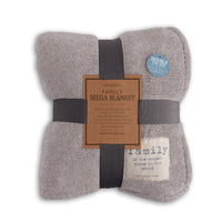 Together Time Family Mega Blanket - Warm Grey By Demdaco