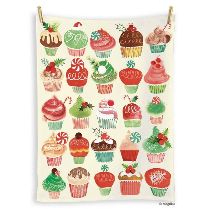 Cupcakes and Candy - Cotton Tea Towel