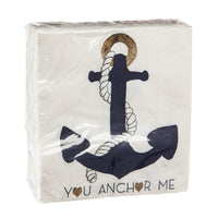 You Anchor Me Cocktail Napkin